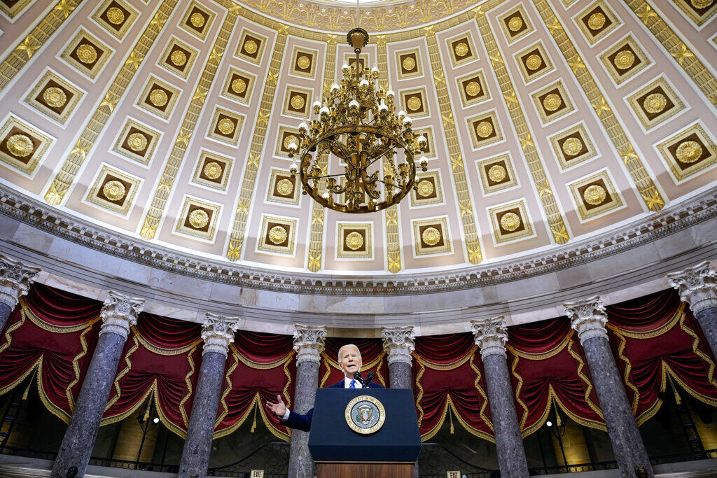Capitol Riot Anniversary Biden